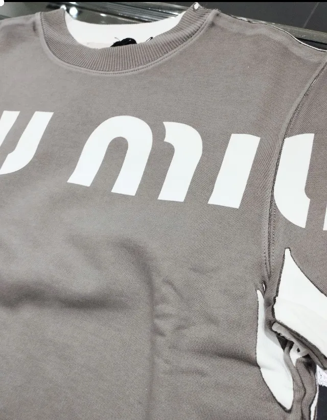 MiuMiu  |Logo Outlet Hoodies & Sweatshirts