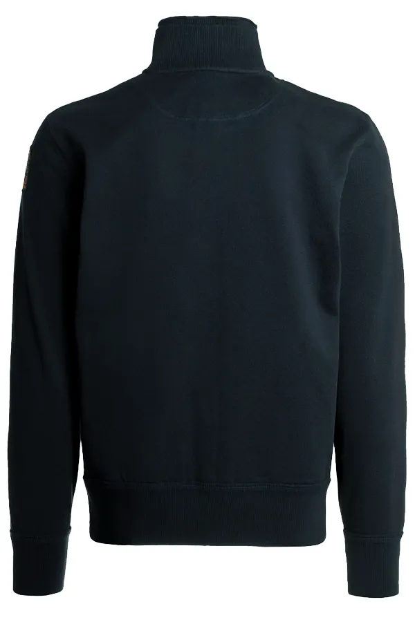 Parajumpers Full Zip Knit Sweatshirt Navy