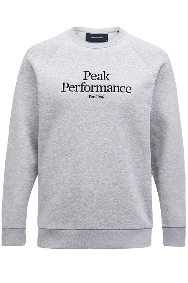 Peak Performance Original Crew Sweatshirt Grey