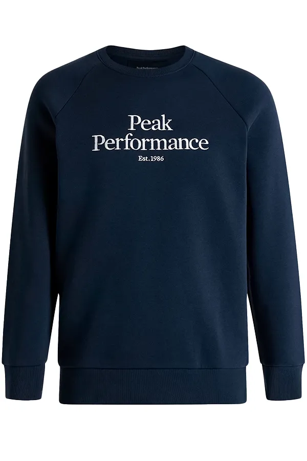 Peak Performance Original Crew Sweatshirt Navy