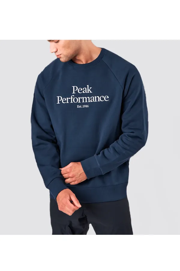 Peak Performance Original Crew Sweatshirt Navy