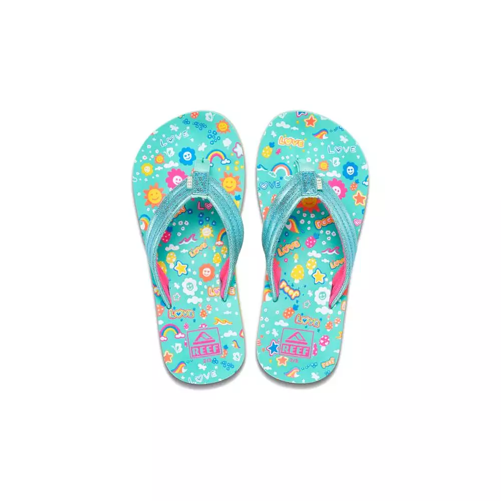 Reef Rainbow Love Kids Ahi Sandal