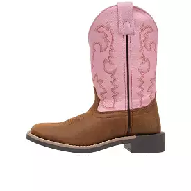 Smoky Mountain Boots Childrens Western Pink Brown