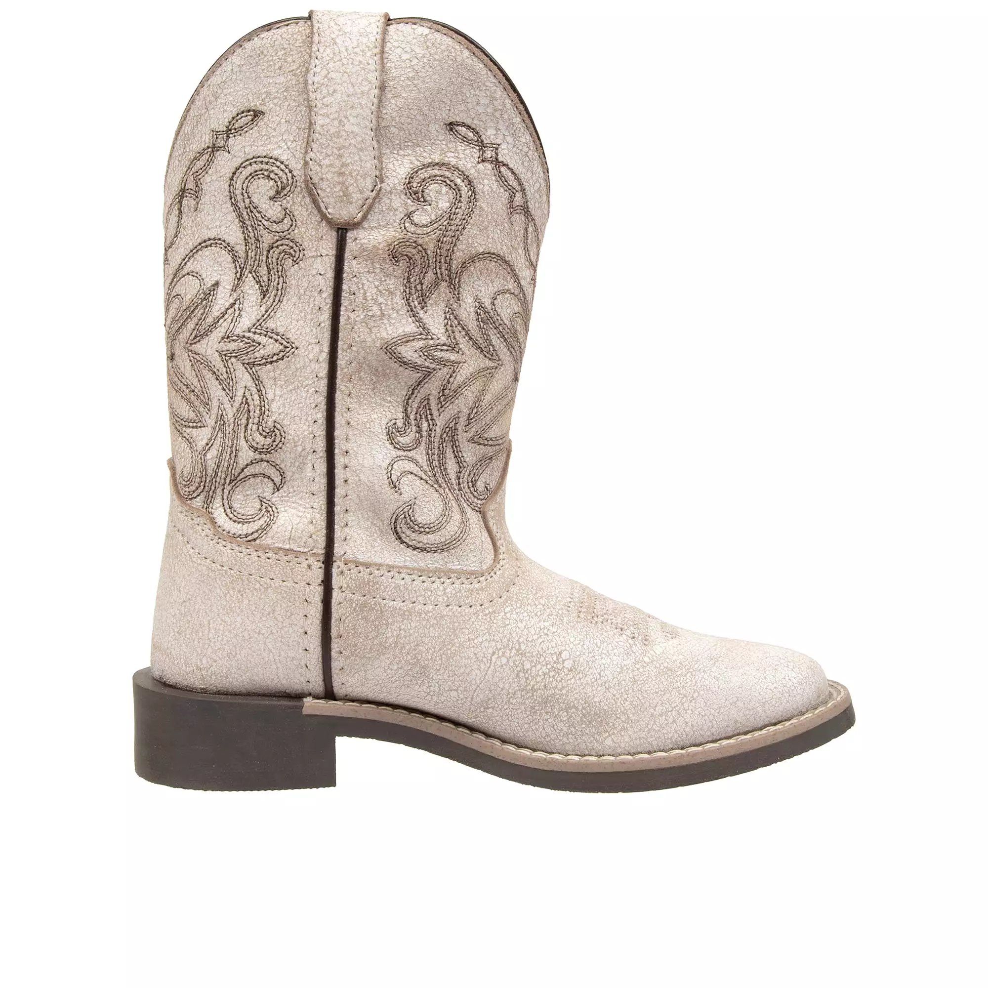 Smoky Mountain Boots Childrens Western White Grey