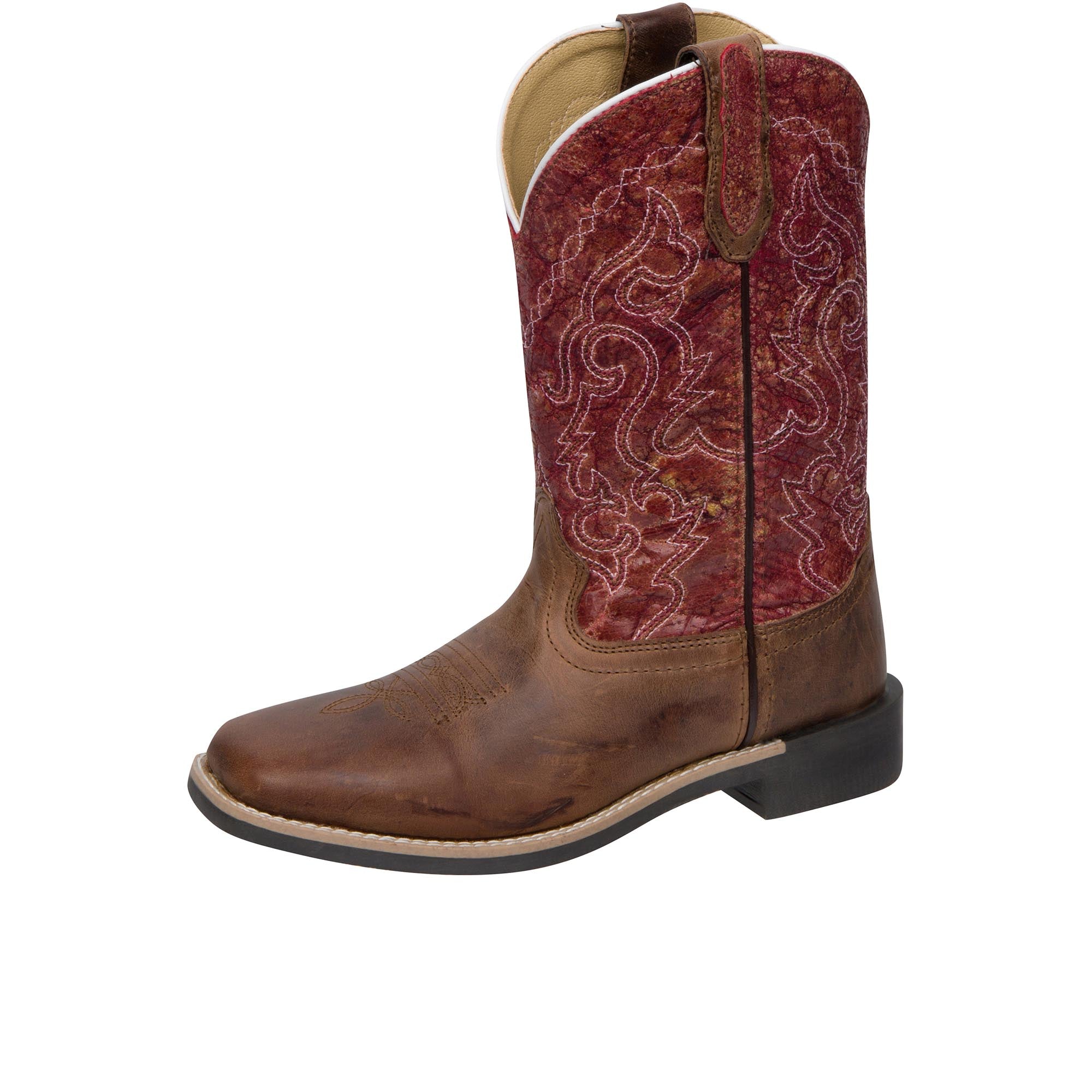 Smoky Mountain Boots Western  Brown Burgandy