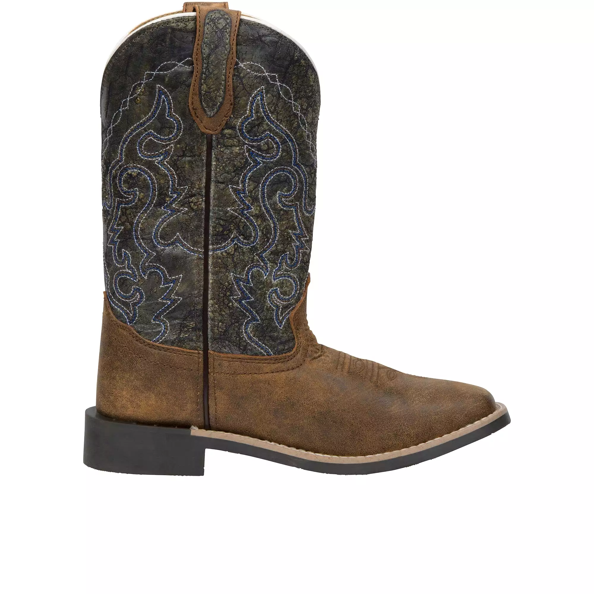 Smoky Mountain Boots Western Brown Navy