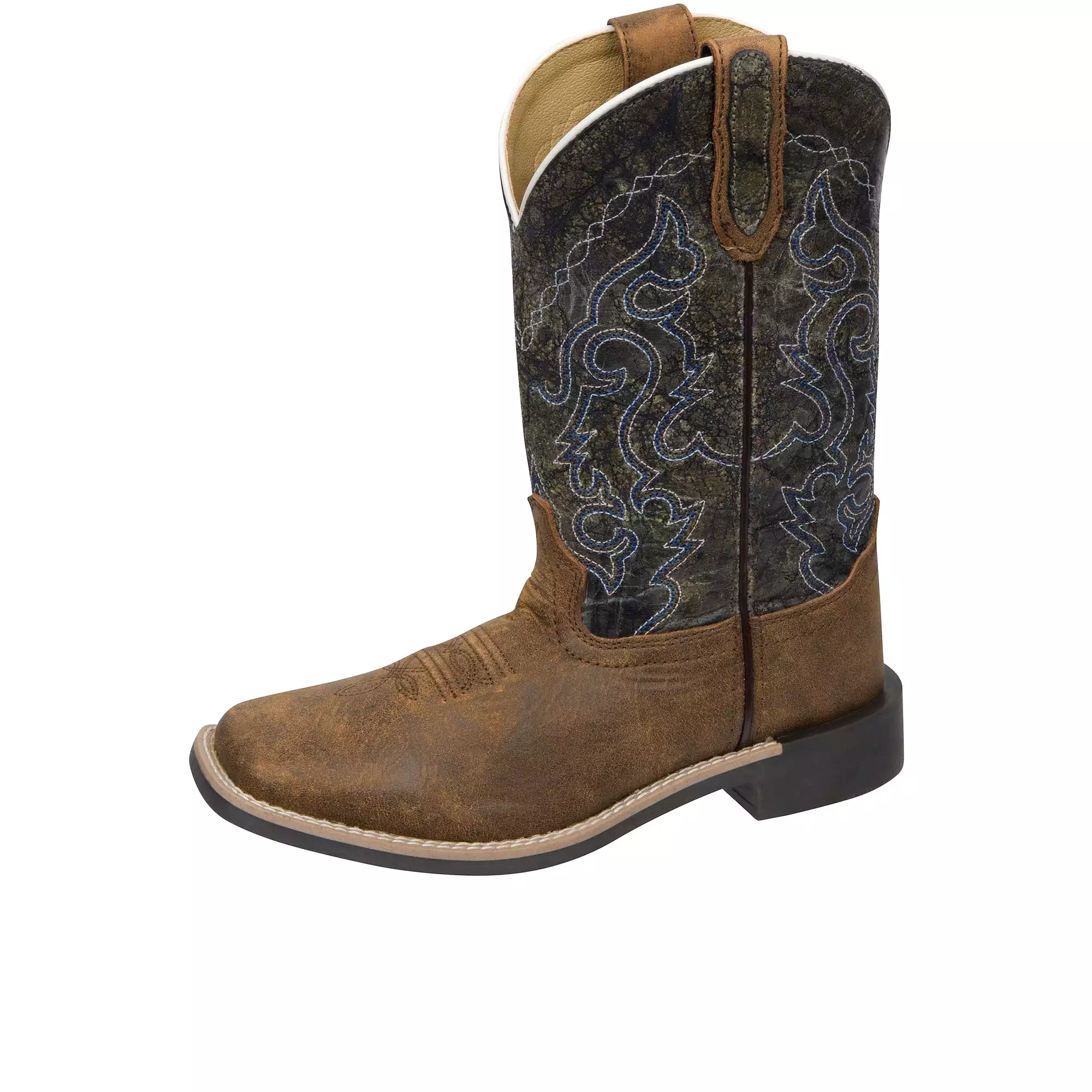 Smoky Mountain Boots Western Brown Navy