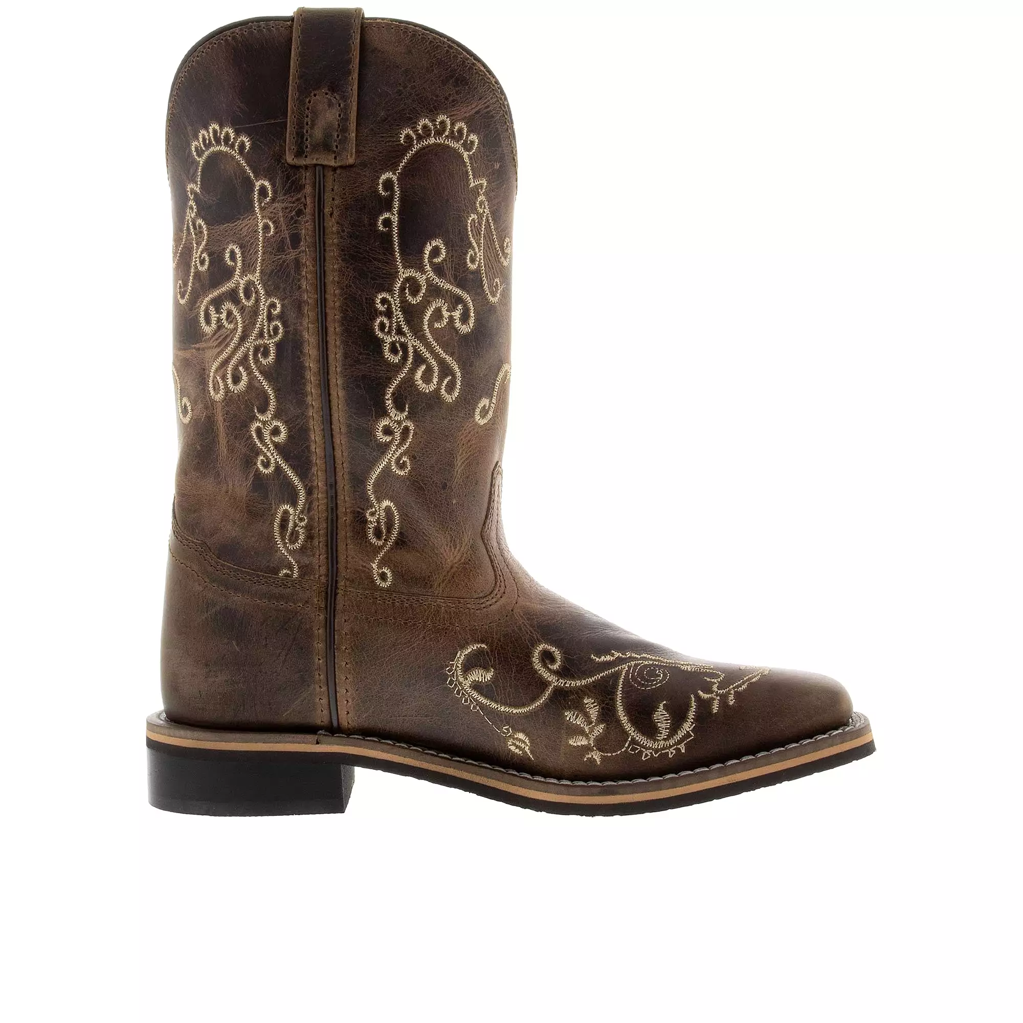 Smoky Mountain Boots Youth Marilyn Brown Waxed Distress