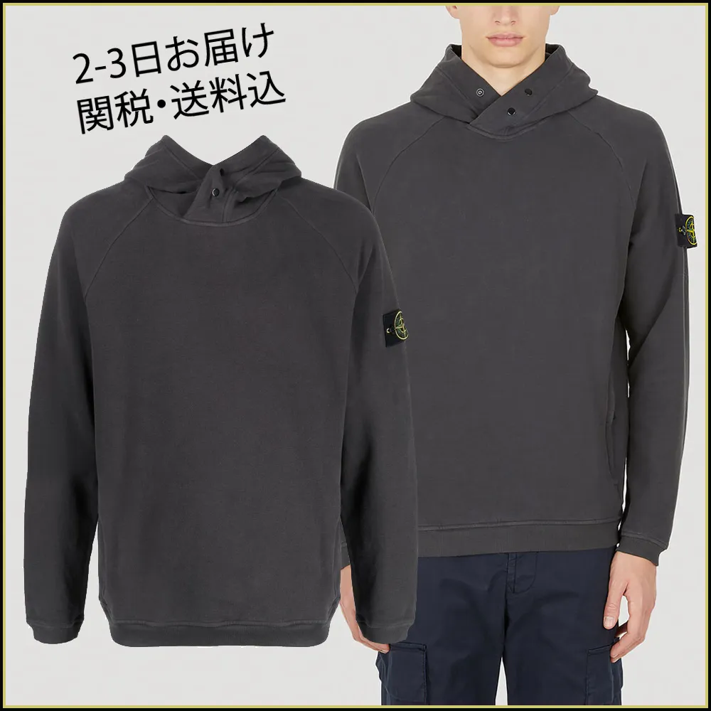 STONE ISLAND  |Plain Logo Hoodies