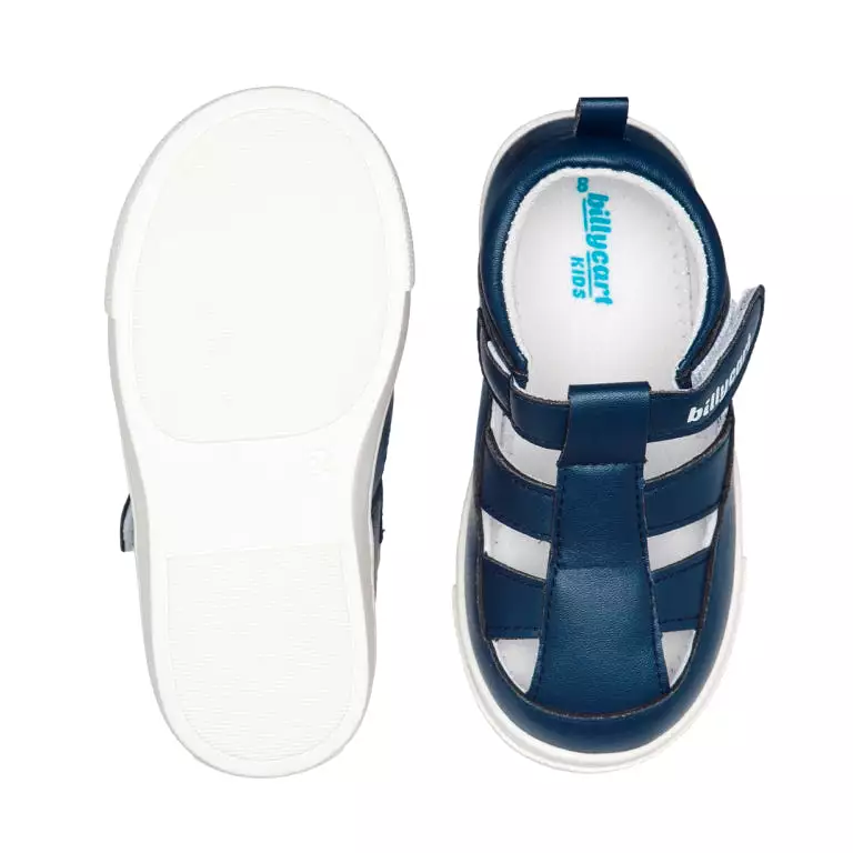 TARYN navy blue unisex toddler sandals