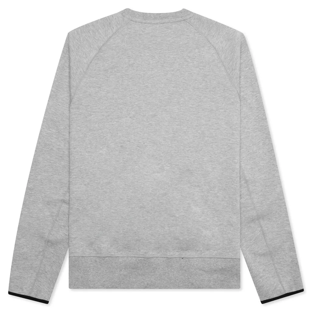 Tech Fleece Crew - Dark Grey Heather/Black