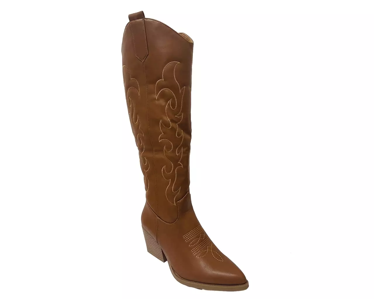 Women's Cowboy Embroidered Knee High Boots