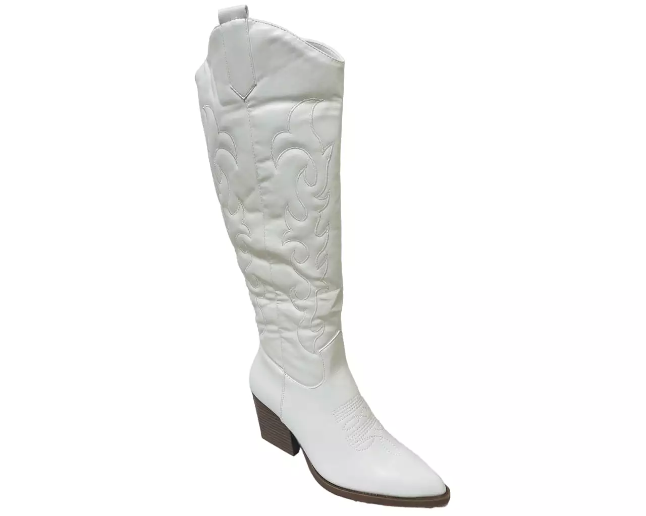 Women's Cowboy Embroidered Knee High Boots