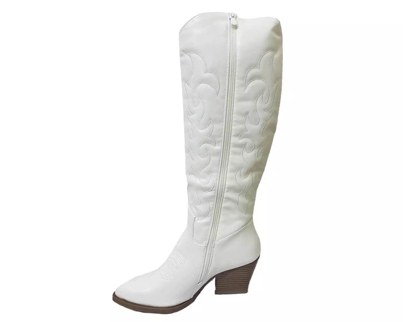 Women's Cowboy Embroidered Knee High Boots