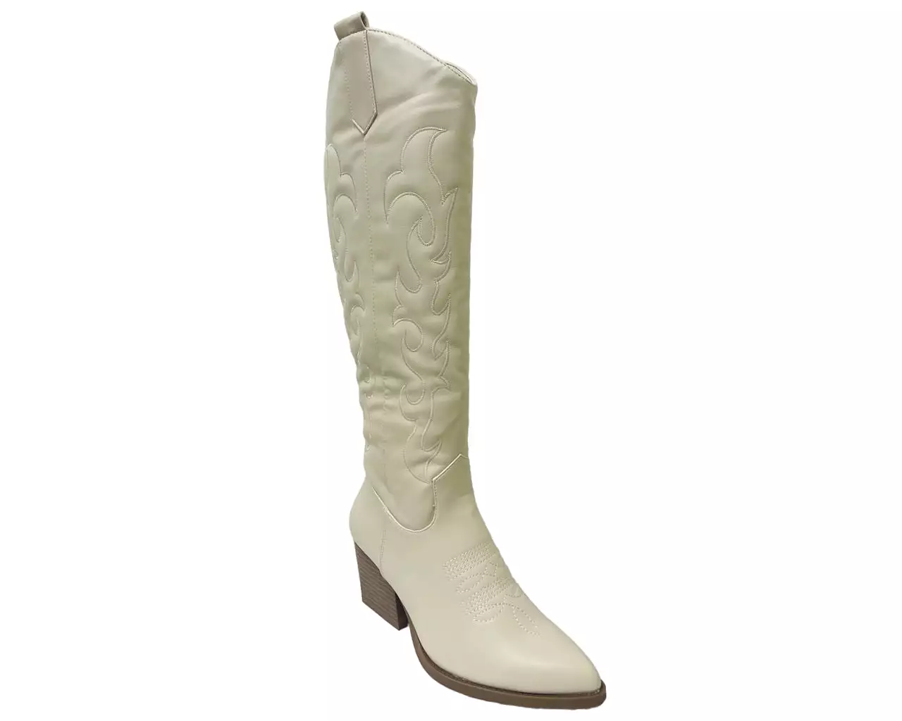 Women's Cowboy Embroidered Knee High Boots