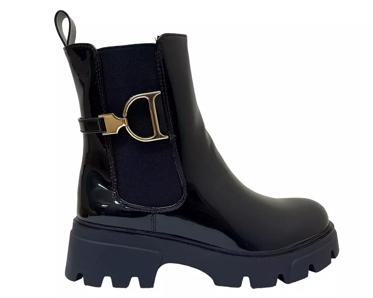 Women's Faux Leather Zip Chelsea Boots