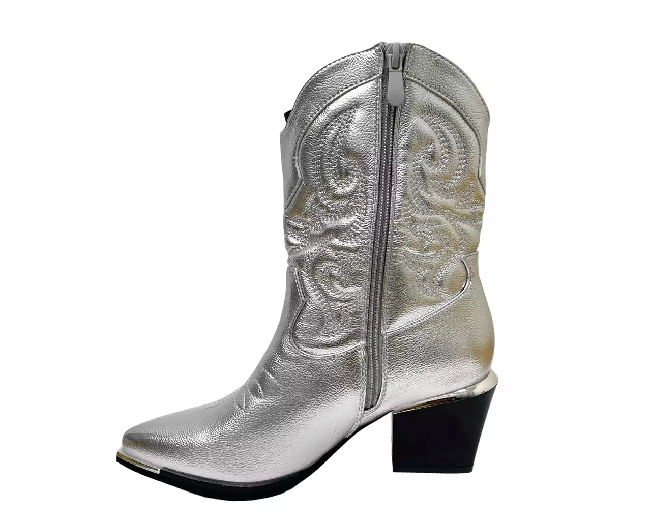 Women's Western Cowboy Embroidered Ankle Boots